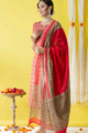 Image for Kusvaa Ws728 Sindura Straight Kurta And Dupatta Set Look