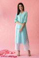 Image for Kusvaa Ws733 Ekambari Straight Kurta 1 Front