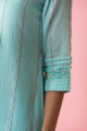 Image for Kusvaa Ws733 Ekambari Straight Kurta Sleeves 1