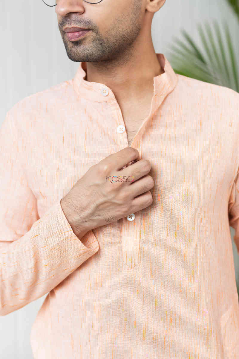 Image for Kusvaa Ws746 Ghazal Mens Kurta 1 Closeup