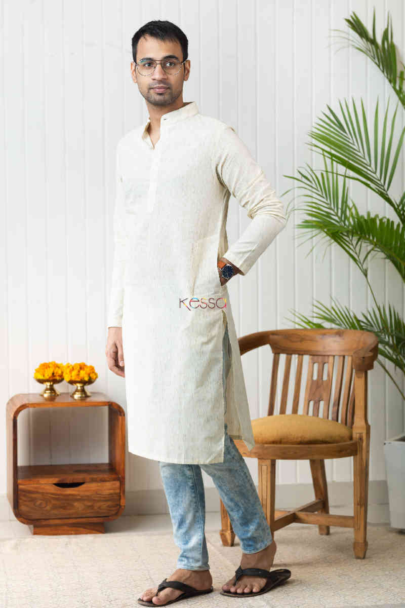 Image for Kusvaa Ws747 Dawaan Mens Kurta 1 Look