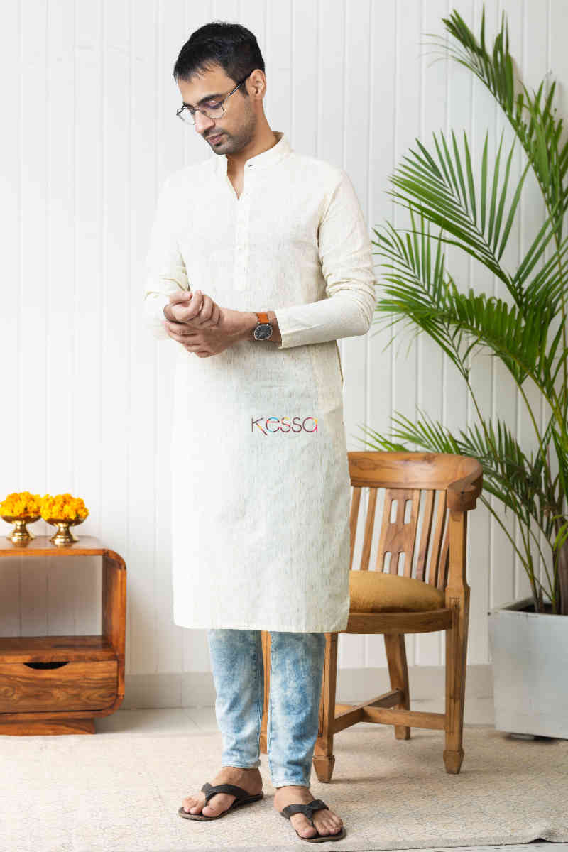 Image for Kusvaa Ws747 Dawaan Mens Kurta 1 Side 1