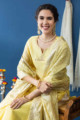 Image for Kusvaa Ws752 Bareeq Straight Kurta With Dupatta Sitting 1