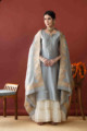Image for Kusvaa Ws758 Miral Straight Kurta And Dupatta Set Front