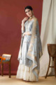 Image for Kusvaa Ws758 Miral Straight Kurta And Dupatta Set Side