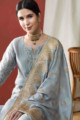Image for Kusvaa Ws758 Miral Straight Kurta And Dupatta Set Sitting