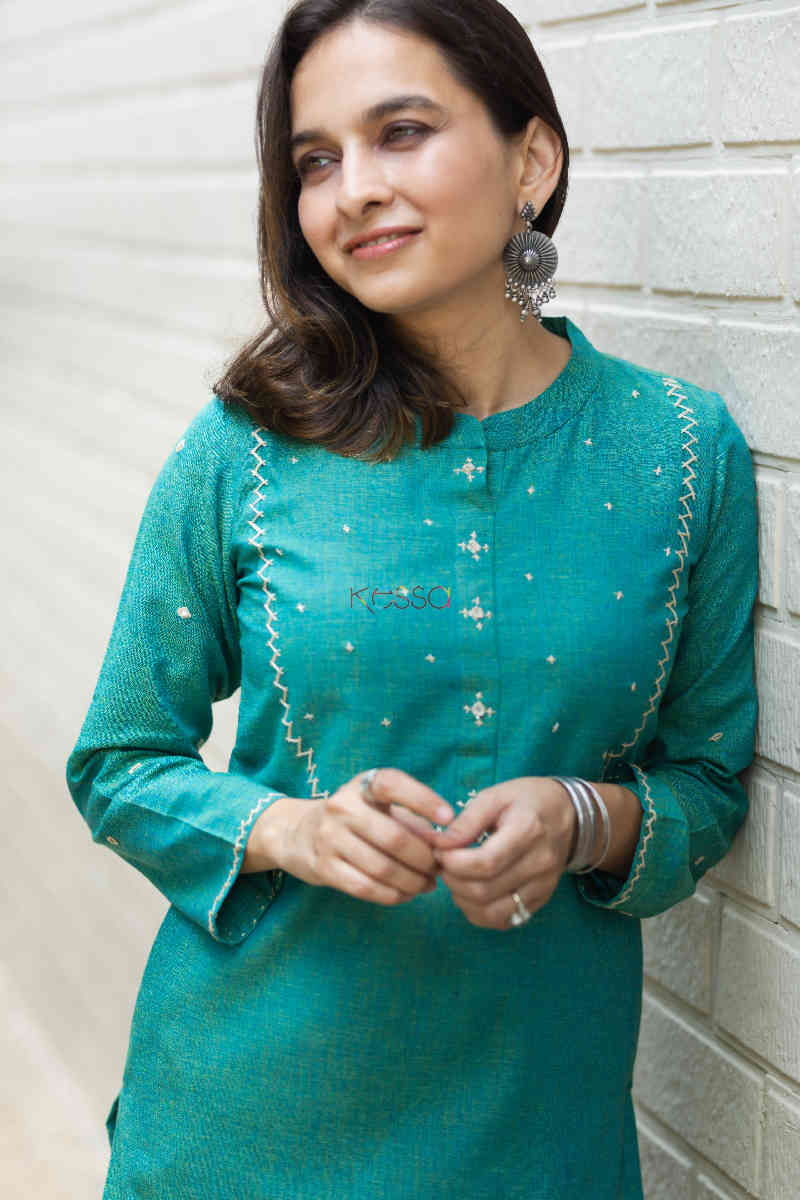 Image for Kusvaa Ws760 Kaimana Straight Kurta 1 Top