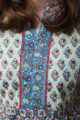 Image for Kusvaa Wsr229 Sayyar Kalidar Kurta 1 Closeup