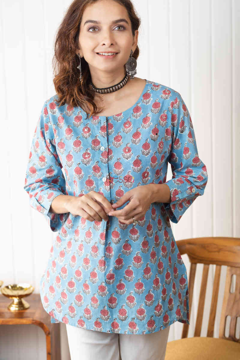 Image for Kusvaa Wsr232 Shamara Short Kurti Front