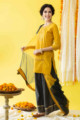 Image for Kusvaa Wsr234 Elnur Kurta And Skirt With Dupatta Set Side