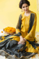 Image for Kusvaa Wsr234 Elnur Kurta And Skirt With Dupatta Set Sitting