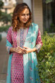 Image for Kusvaa Wsr235 Amara Kurta And Palazzo With Dupatta 1 Look
