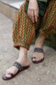 Image for Kusvaa Avdaf71 Ayla Princess Cut Kurta With Salwar Closeup Bottom