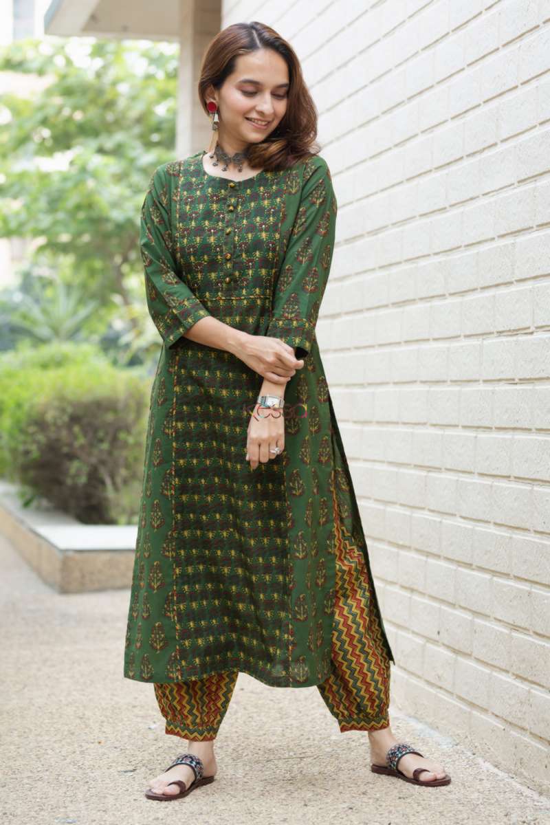 Image for Kusvaa Avdaf71 Ayla Princess Cut Kurta With Salwar Featured