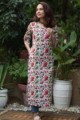 Image for Kusvaa De103 Multicolor Regular Straight Kurta Front