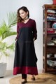 Image for Kusvaa Kcb32 Savitr Flowy Kurta And Pants Set Side