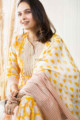 Image for Kusvaa Kuoj155 Arpi A Line Kurta With Dupatta Set Side