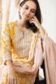 Image for Kusvaa Kuoj155 Arpi A Line Kurta With Dupatta Set Sitting 1