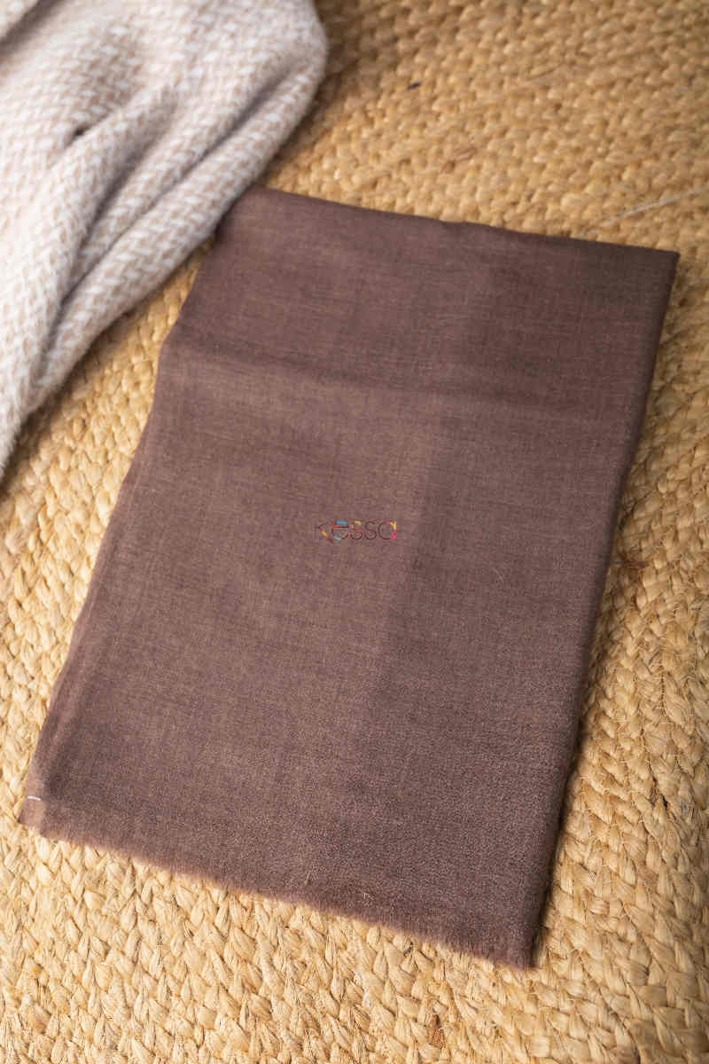 Image for Kusvaa Kusl41 Brown Pashmina Shawl Featured