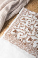 Image for Kusvaa Kusl49 White Color Embroidery Work Woolen Shawl Closeup