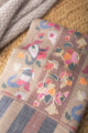 Image for Kusvaa Kusl66 Jammawar Work With Zari Embroidery Grey Pashmina Shawl Closeup