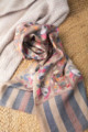 Image for Kusvaa Kusl66 Jammawar Work With Zari Embroidery Grey Pashmina Shawl Look