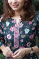 Image for Kusvaa Taf63 Dilbaro Straight Kurta Closeup