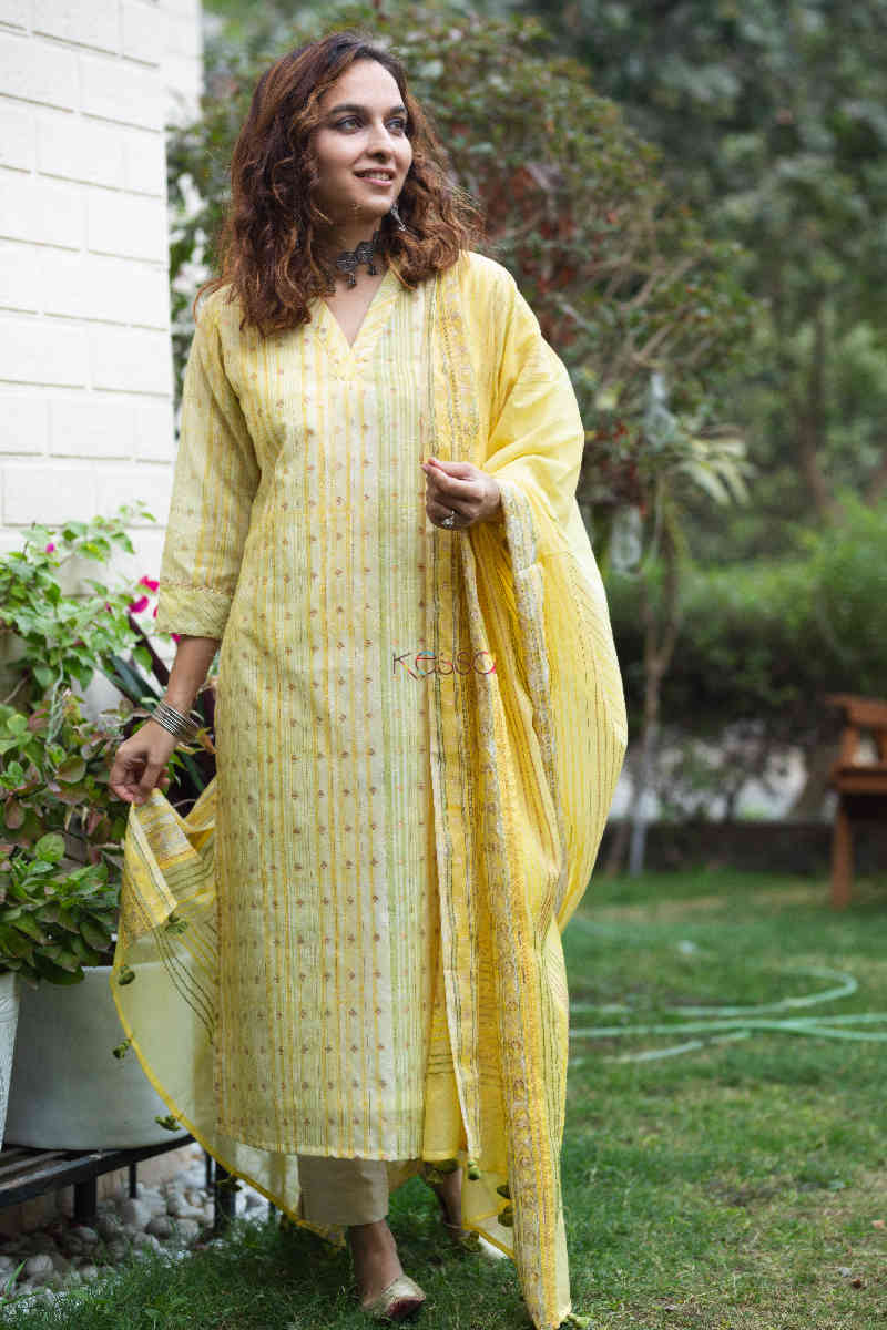 Image for Kusvaa Ws757 Konark Kurta Dupatta Set Front