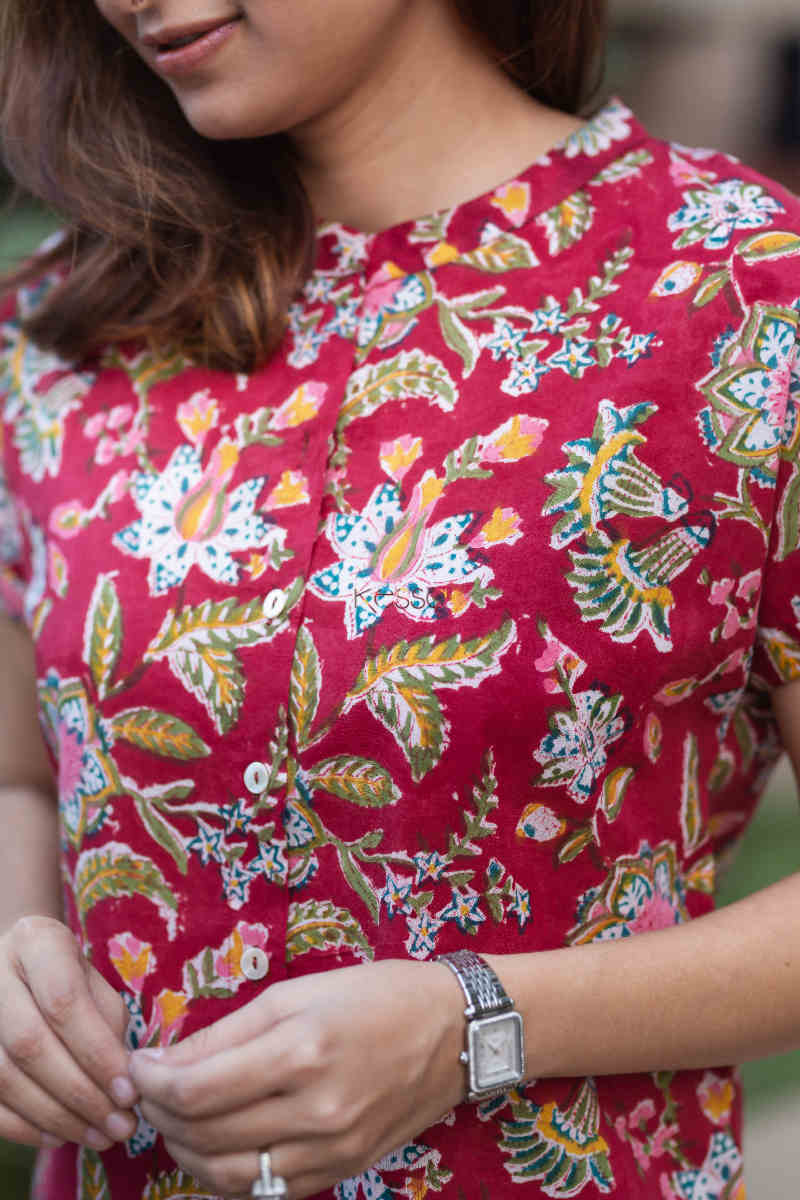 Image for Kusvaa Wsr241 Alipriya Shirt Closeup