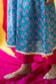 Image for Ws765 Araga A Line Kurta Closeup Bottom