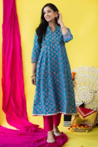 Image for Ws765 Araga A Line Kurta Featured