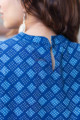 Image for Kusvaa Avdaf76 Avisha Indigo Short Dress Back