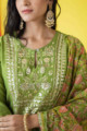 Image for Kusvaa Avdaf79 Nashmia Kurta Dupatta Set Closeup