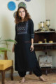 Image for Kusvaa Avdaf80 Kshipa Straight Kurta Look