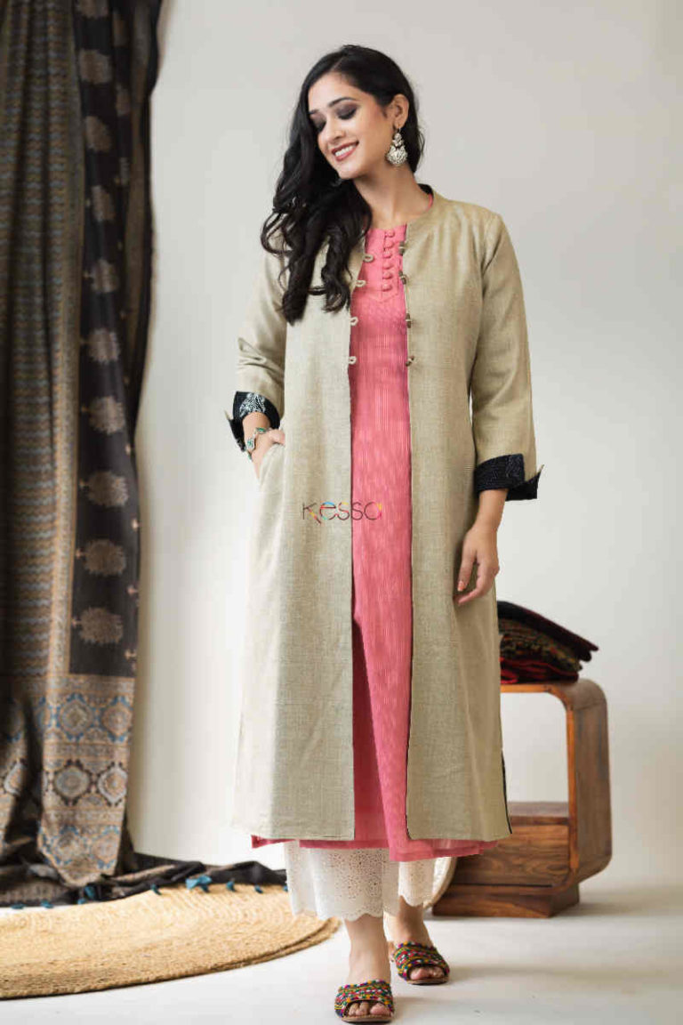 Suria Reversible Long Jacket