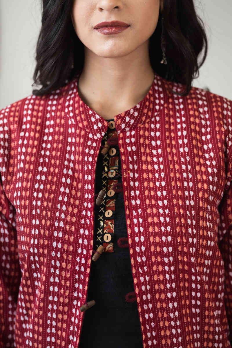 Image for Kusvaa Dej03 Tapas Reversible Jacket Reverse