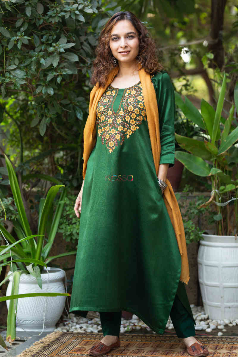 Image for Kusvaa Kcb26 Vaneesha Kurta Dupatta Set Look