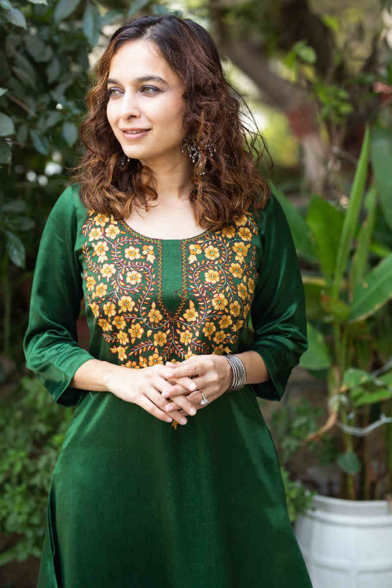 Image for Kusvaa Kcb26 Vaneesha Kurta Dupatta Set Top 1