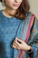 Image for Kusvaa Kuoj161 Atiya Kurta Dupatta Set Closeup