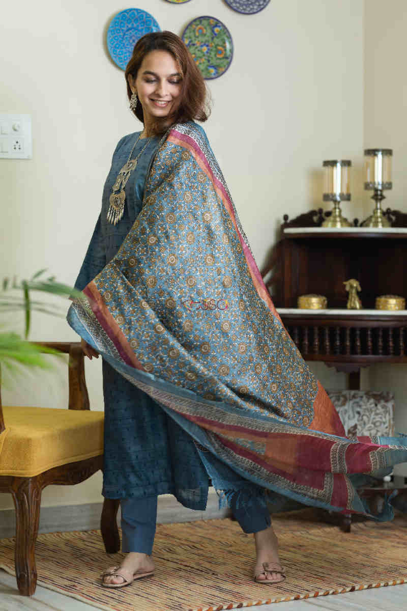 Image for Kusvaa Kuoj161 Atiya Kurta Dupatta Set Dupatta