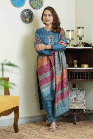 Image for Kusvaa Kuoj161 Atiya Kurta Dupatta Set Featured