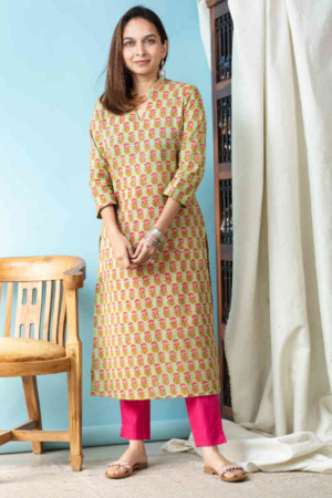 Image for Kusvaa Taf66 Shefalika Straight Kurta 1 Featured