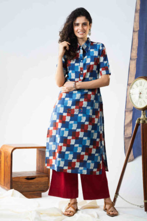 Image for Kusvaa Vcr87 Bisaat Straight Kurta 1 Featured