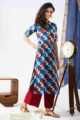 Image for Kusvaa Vcr87 Bisaat Straight Kurta 1 Pocket