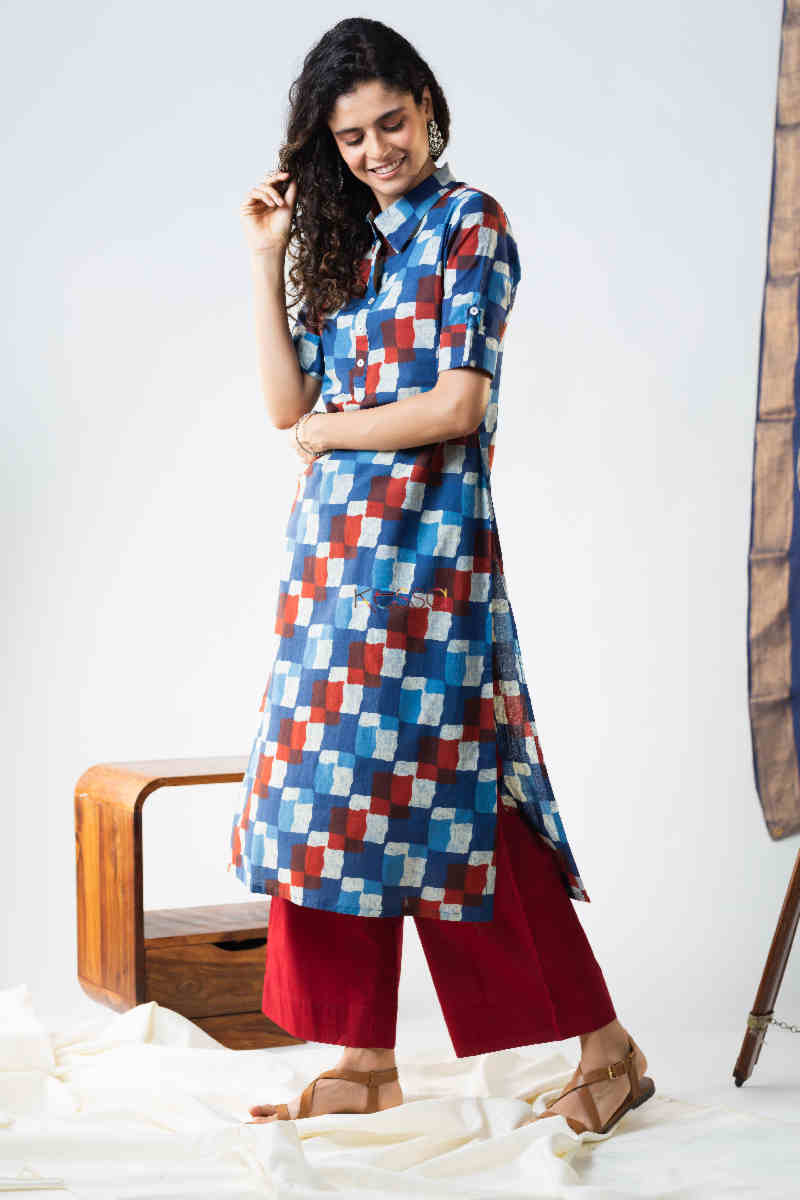 Image for Kusvaa Vcr87 Bisaat Straight Kurta 1 Right