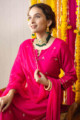 Image for Kusvaa Ws774 Roohbaab Straight Kurta Dupatta Set Sitting