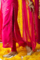 Image for Kusvaa Ws774 Roohbaab Straight Kurta Dupatta Set Slit