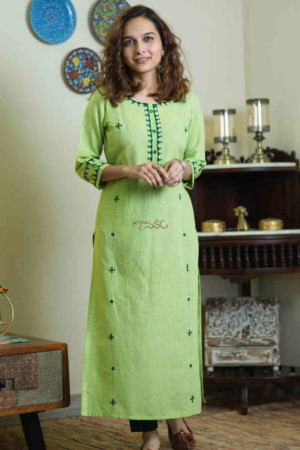 Image for Kusvaa Ws775 Mirha Straight Kurta Featured