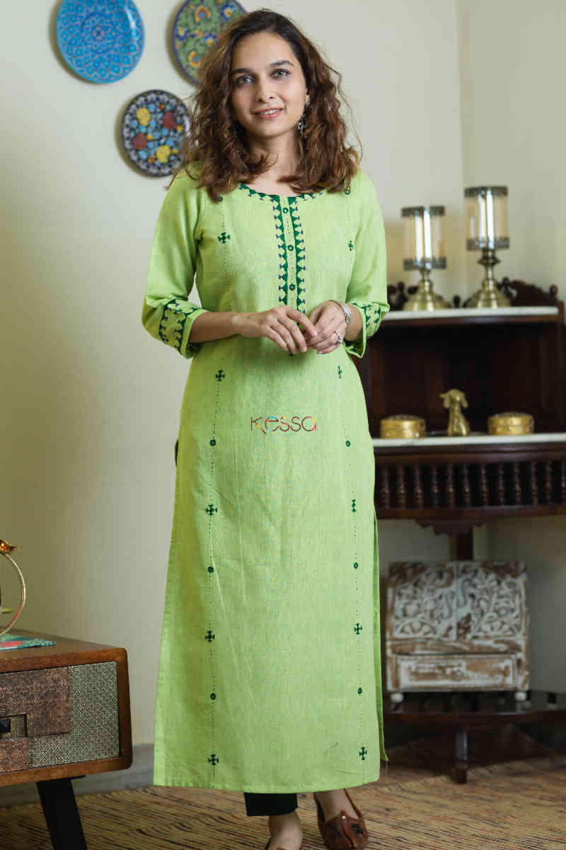Image for Kusvaa Ws775 Mirha Straight Kurta Featured