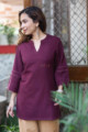 Image for Kusvaa Ws776 Sumaira Short Kurti Front